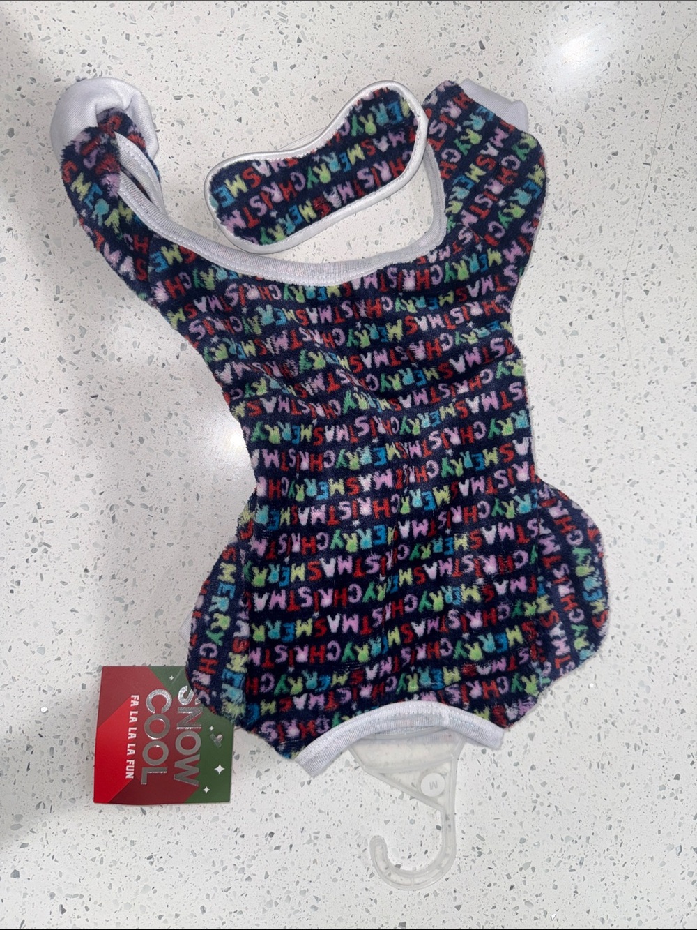 Multicolor Holiday Print Dog Harness Vest